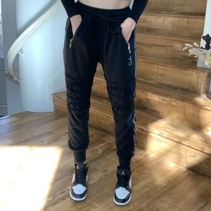 Y3 yoshi yamamoto preloved destroyed sweatpants joggers.